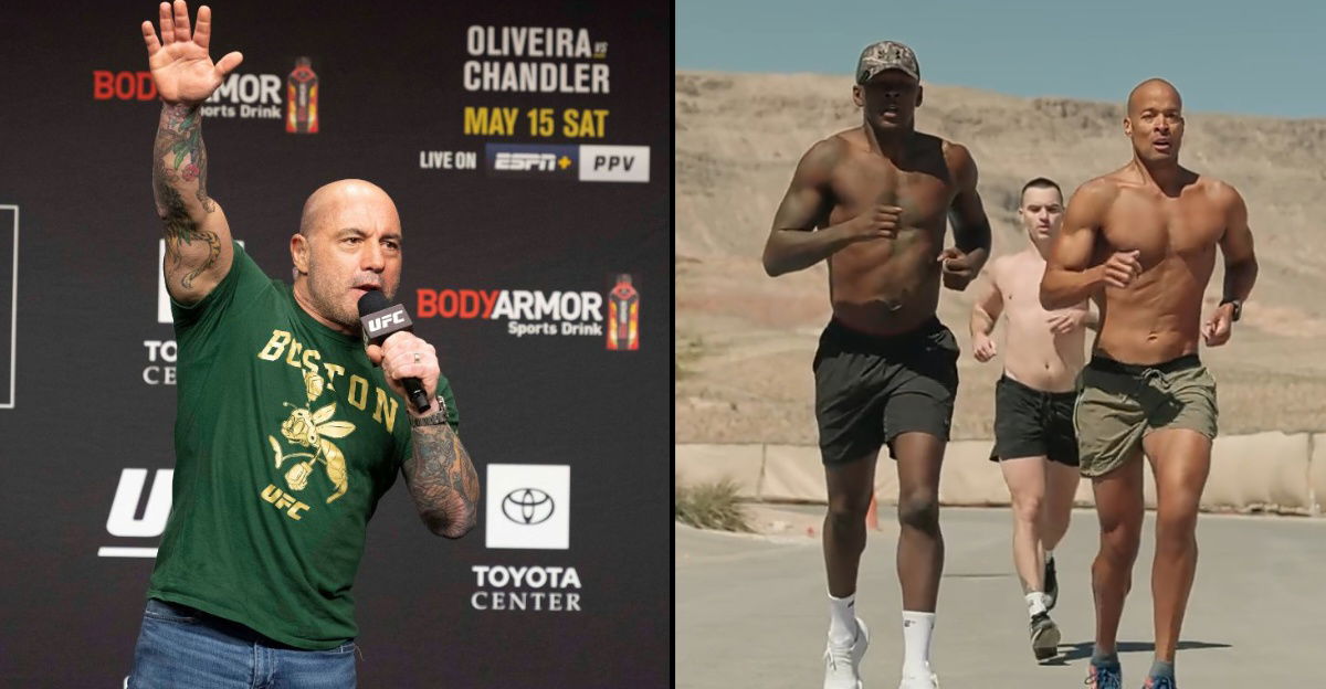 Joe Rogan in Awe Over David Goggins Putting Israel Adesanya Through Tortuous Training