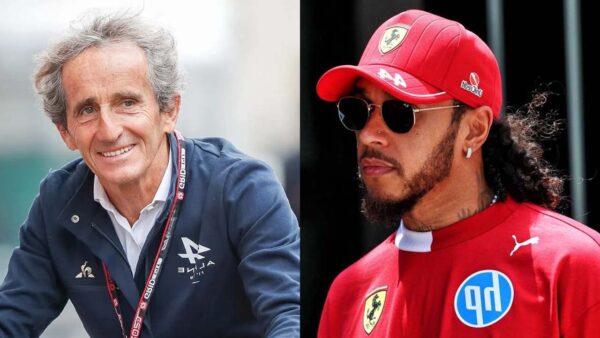 Alain Prost (via Motorcycle Sports), Lewis Hamilton (via Getty)