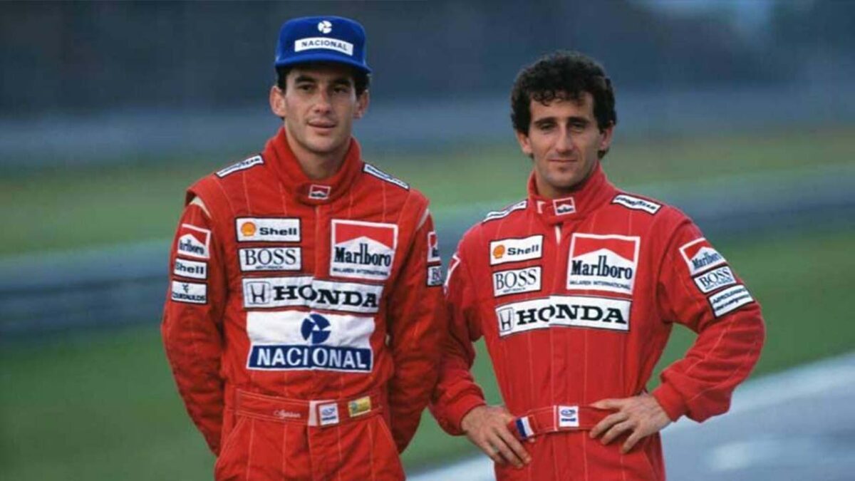 Alain Prost Blames Social Media over Lewis Hamilton 'Lost His Level' Claims 2 Alain Prost and Ayrton Senna (via Autoweek)