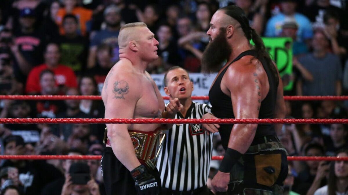 Former World Champion to Feature in WWE's Brand-New Series Despite Being Recently Released by the Company 4 Brock Lesnar and Braun Strowman