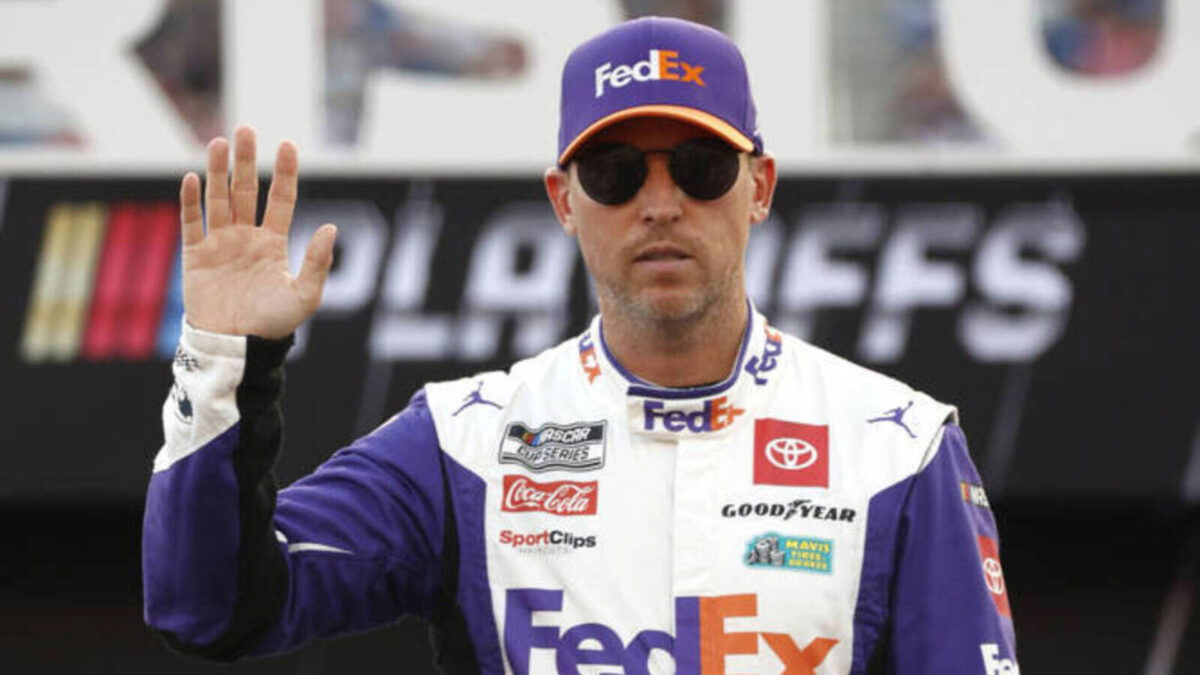 Kyle Busch gives perfect response to Denny Hamlin taking over his NASCAR villain role 2 Denny Hamlin