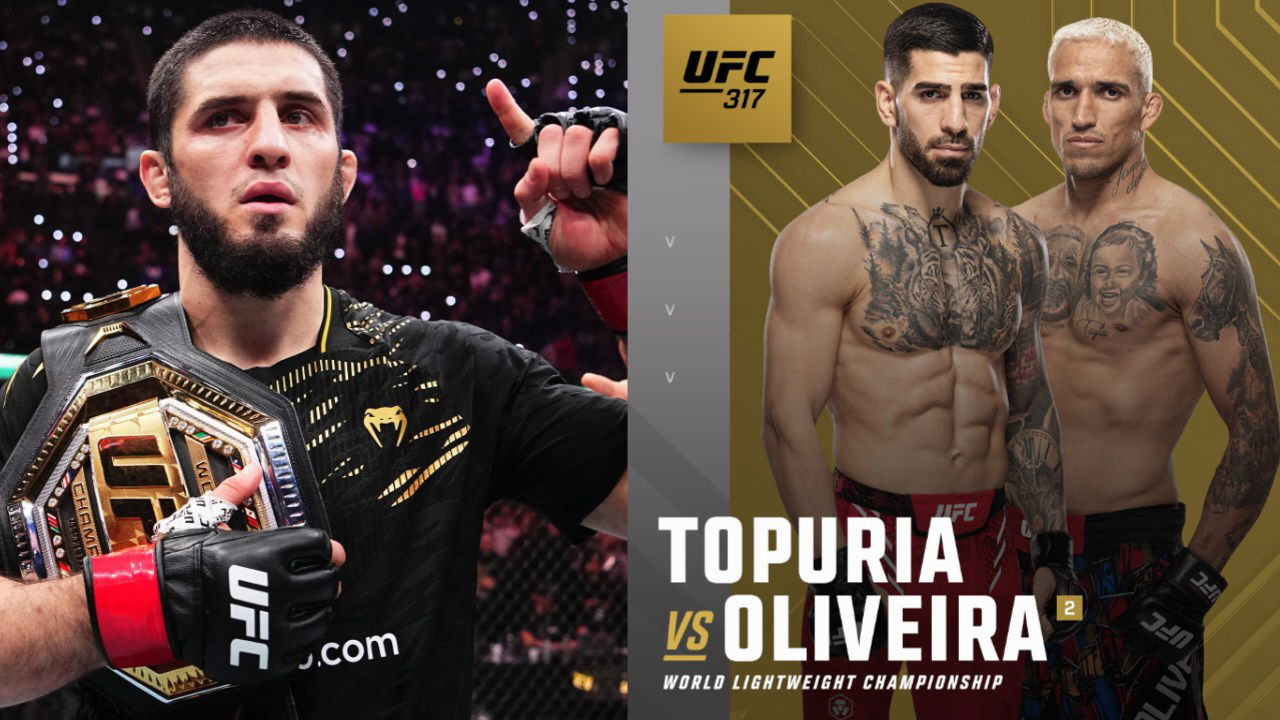 Islam Makhachev Vacates Lightweight Gold as Ilia Topuria vs. Charles Oliveira Headlines UFC 317 for Undisputed Title