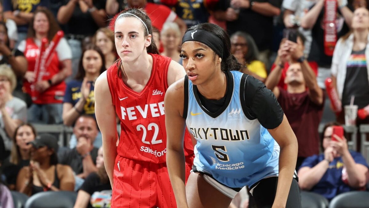 Angel Reese Stops Reporter Bringing Back Last Season's Caitlin Clark Popularity Comparisons 3 Angel Reese and Caitlin Clark to open WNBA season against each other