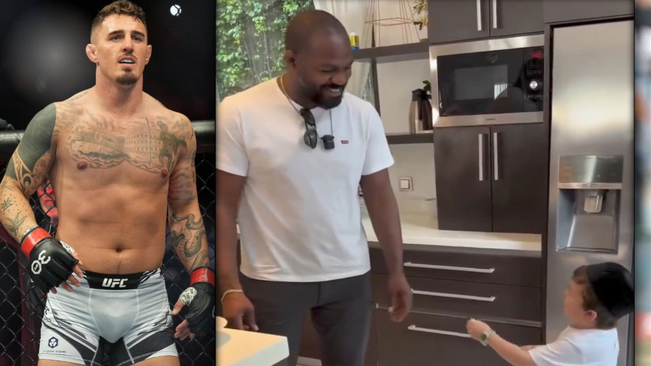 WATCH: Internet Sensation Hasbulla Meeting UFC Heavyweight Champion Jon Jones Goes Viral Amid Tom Aspinall Fight Delay