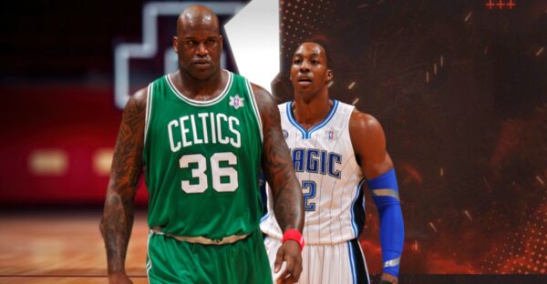 Shaquille O'Neal and Dwight Howard