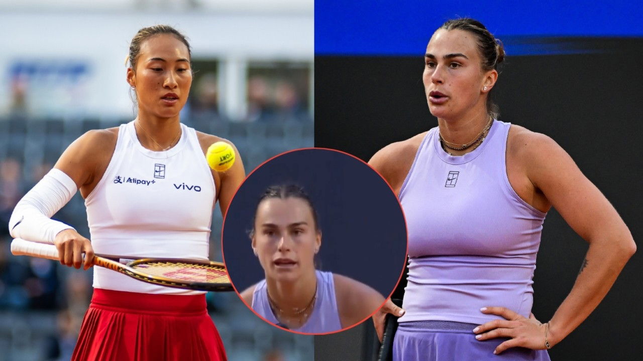 (Video) Angry Aryna Sabalenka Yells ‘Shut the F**k Up’ at Spectator During Italian Open Quarterfinal Against Qinwen Zheng