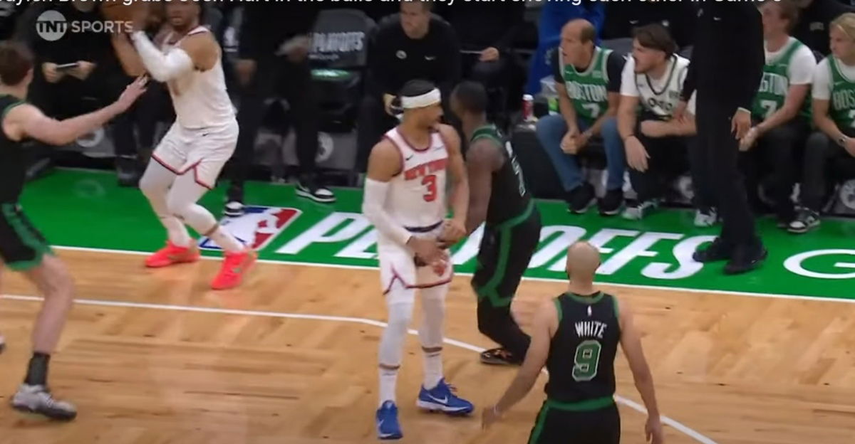 Josh Hart’s Wife Calls Jaylen Brown ‘Weird’ After He Grabbed Hart’s N*tsack