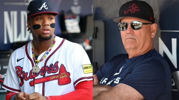 Ronald Acuna Jr. and Brian Snitker