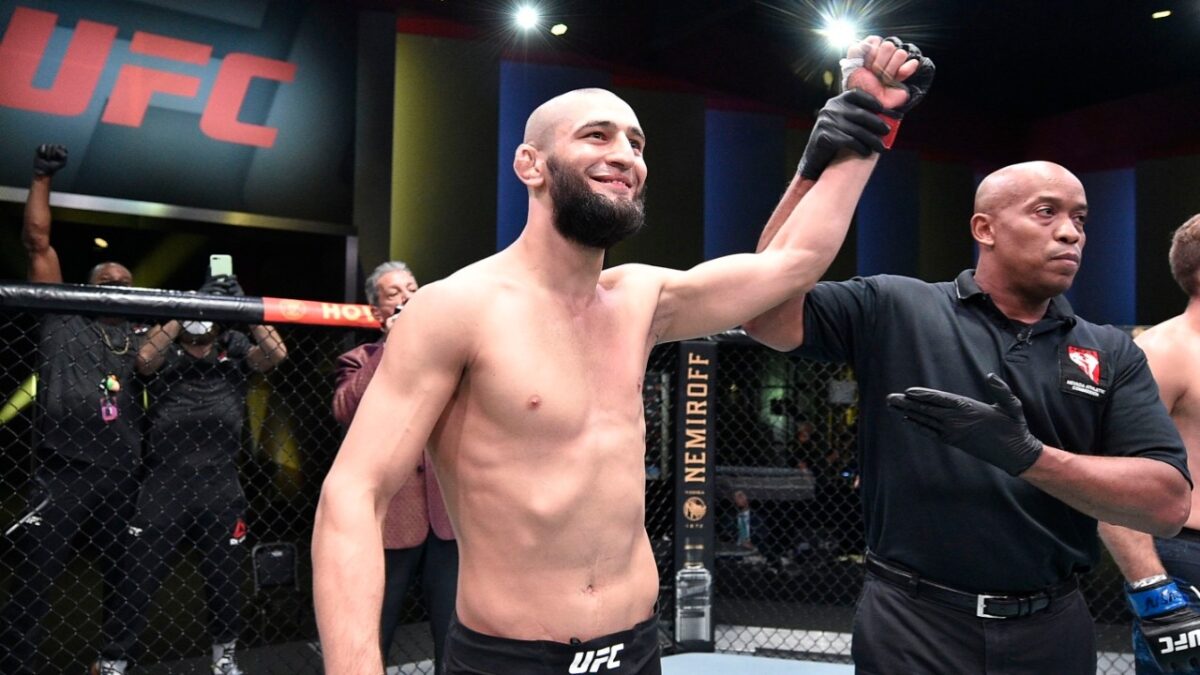Khamzat Chimaev is predicted to win the middleweight belt 