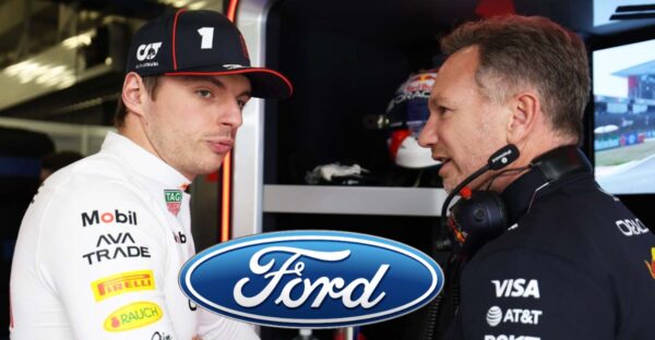 Max Verstappen and Christian Horner, Ford