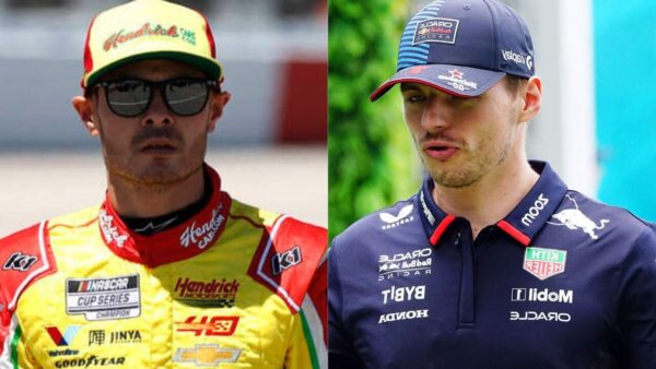 Kyle Larson and Max Verstappen