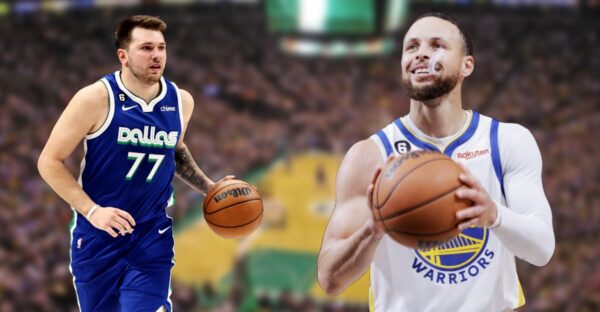 Luka Doncic and Stephen Curry