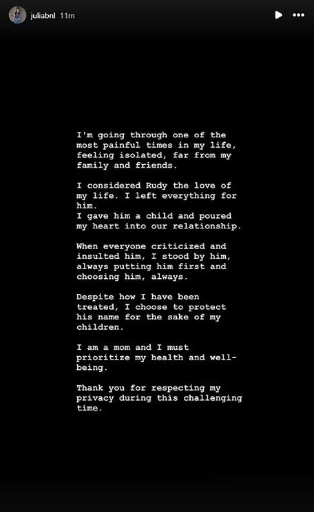 Rudy Gobert Kicking out Pregnant Girlfriend and Son Before Playoffs Has Fans Losing It: "Getting Advice From Ant" 2 Julia Bonilla's response