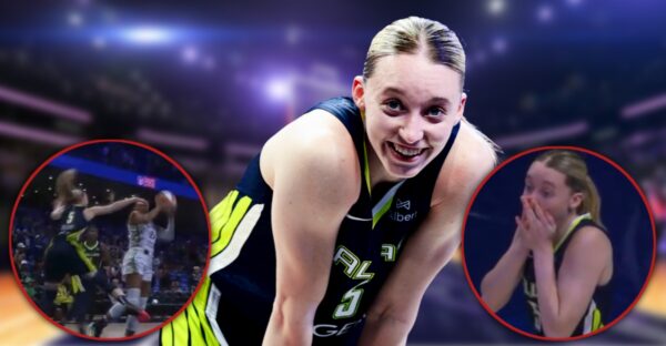 Paige Bueckers in disbelief over foul call