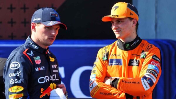 Max Verstappen and Oscar Piastri (via XPB images)