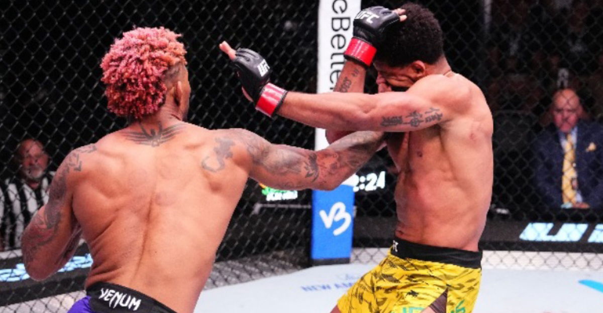 (Video) Incredible Footage Shows UFC Star Michael Morales' Mother Roaring After Gilbert Burns TKO 1 Gilbert Burns gets knocked out by Michael Morales