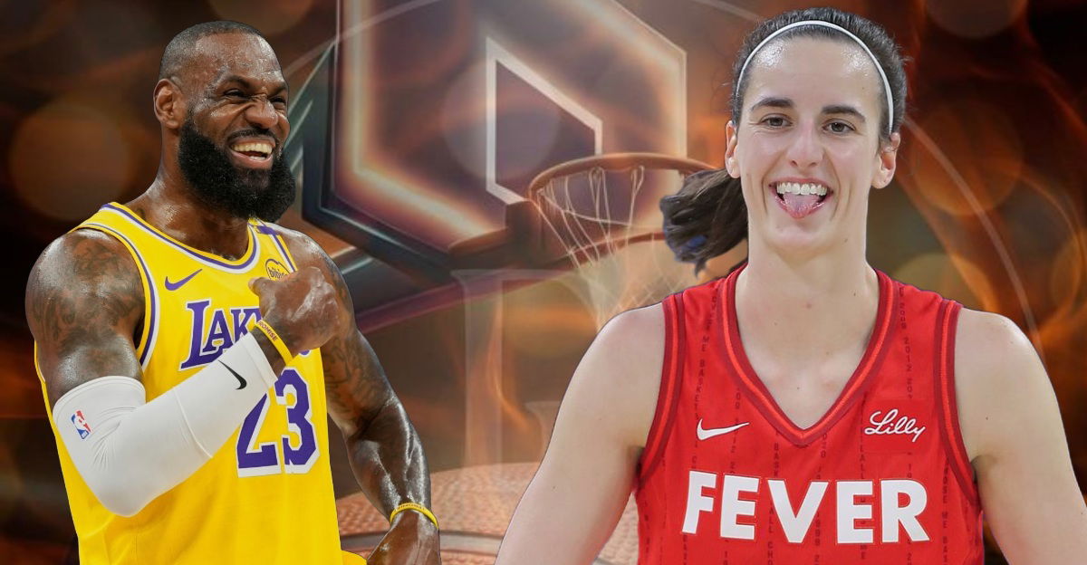 Internet Explodes Over LeBron James – Caitlin Clark Hug: “Goat to Goat”