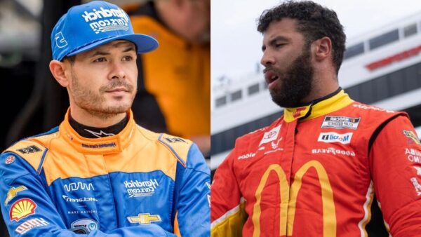 Kyle Larson and Bubba Wallace