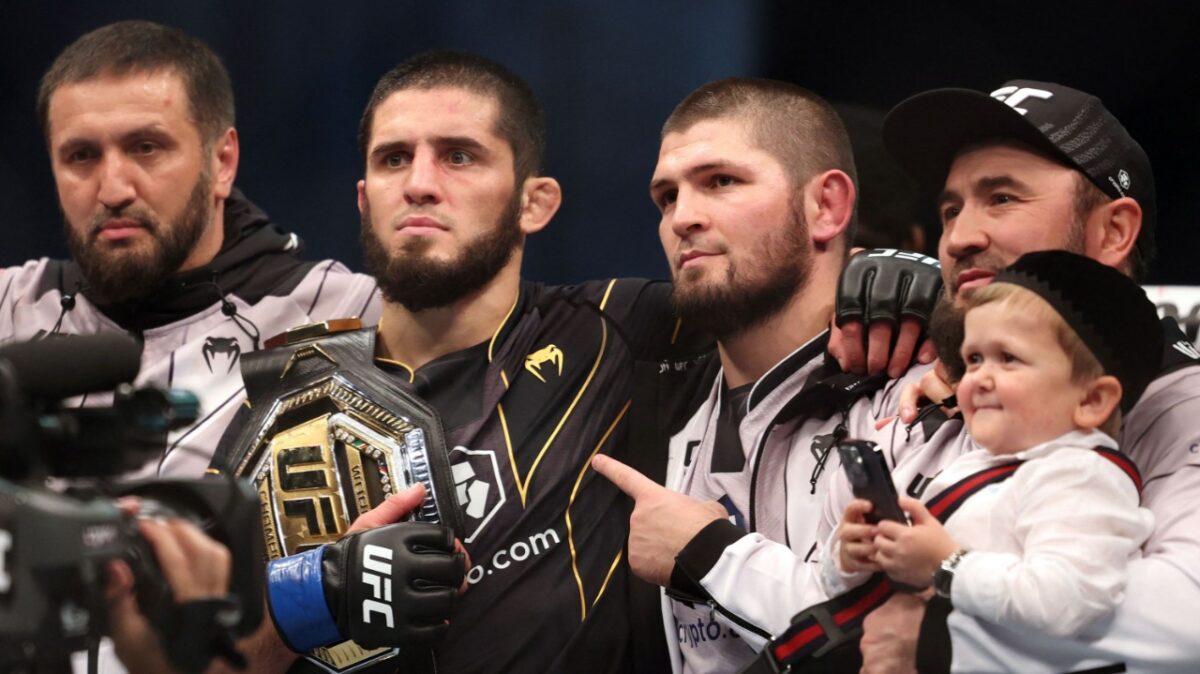 Khabib Nurmagomedov's Emotional Throwback with Late Father Abdulmanap Goes Viral 1 Khabib Nurmagomedov and Islam Makhachev