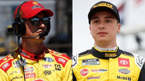 Joey Logano and Christopher Bell