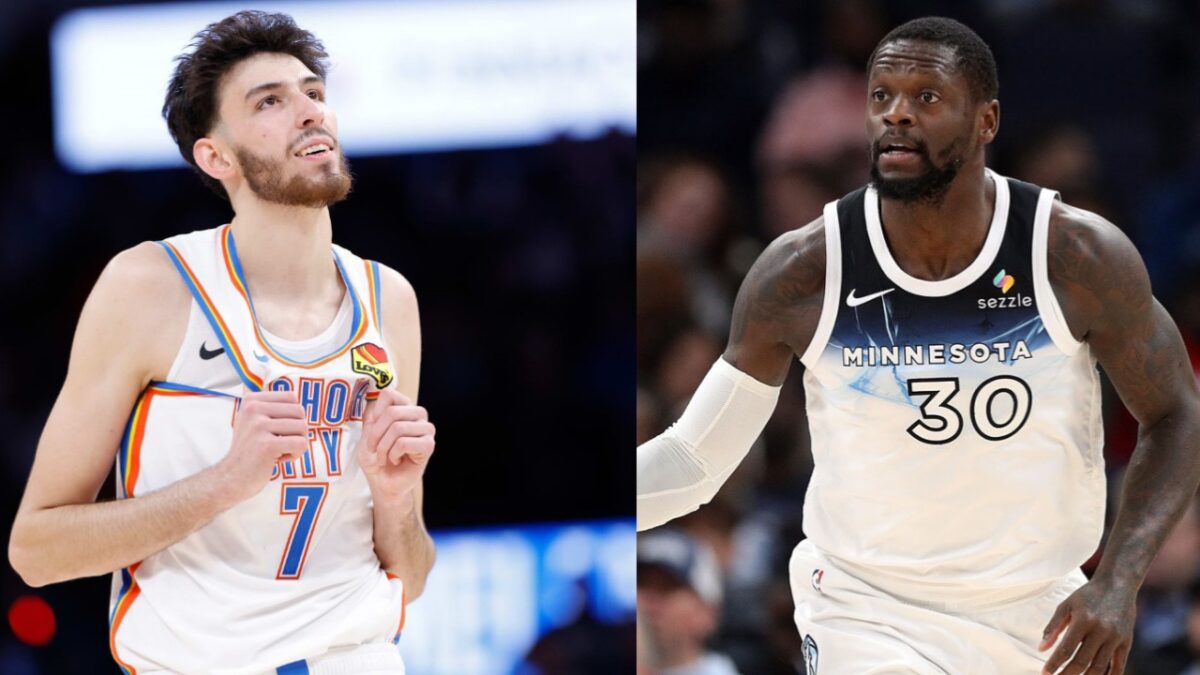 3 Battles Excluding Anthony Edwards vs Shai Gilgeous-Alexander to Watch out In Thunder-Timberwolves WCF 2 Chet Holmgren and Julius Randle