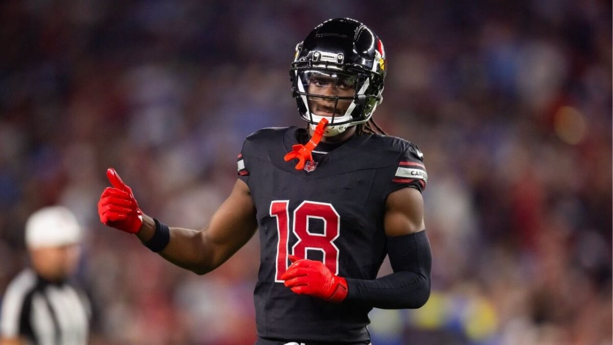 Marvin Harrison Jr. Already Has the Best Mentor? Larry Fitzgerald Says ‘His Dad Was Better Than Me’ 1 Marvin Harrison Jr.