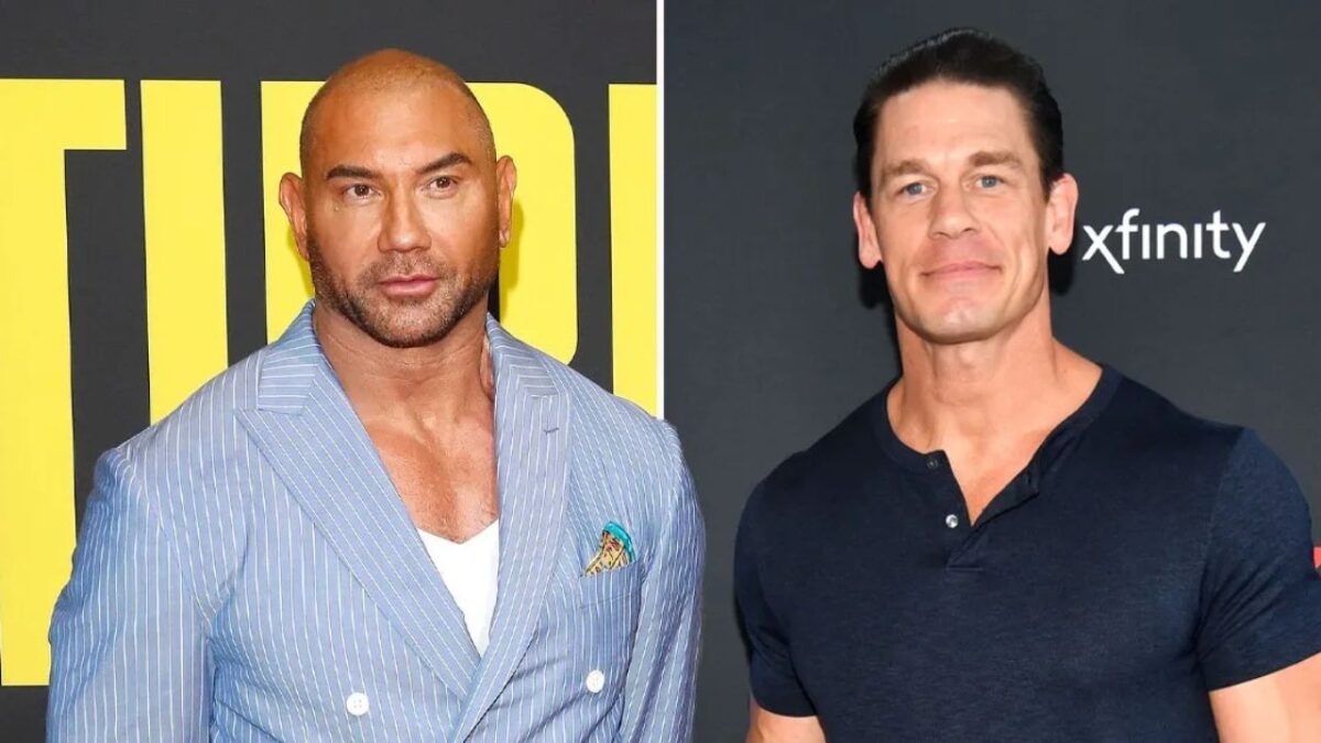 "It's a Cakewalk," Dave Bautista Calls WWE the Hardest Grind Ever as Compared to Hollywood 2 Dave Bautista and John Cena