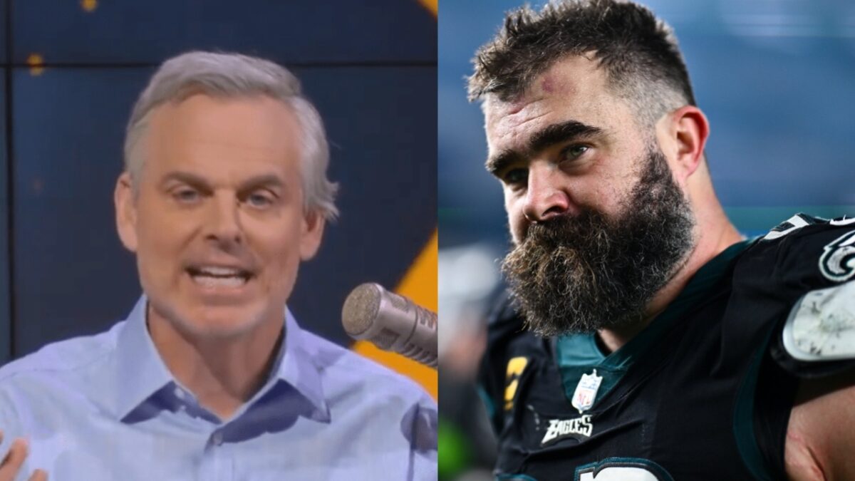 Jason Kelce’s Words May Have Tipped Tush Push Final Vote 1 Colin Cowherd and Jason Kelce