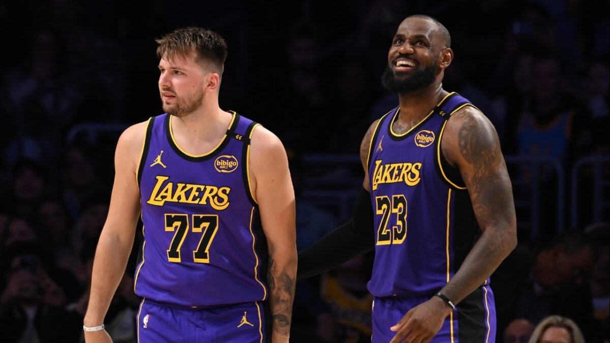 ESPN Insider Reveals Jeanie Buss, Luka Doncic and LeBron James' Reactions to Lakers' $10 Billion sale to Mark Walter 1 LeBron James switched roles mid-season after Luka Doncic came in