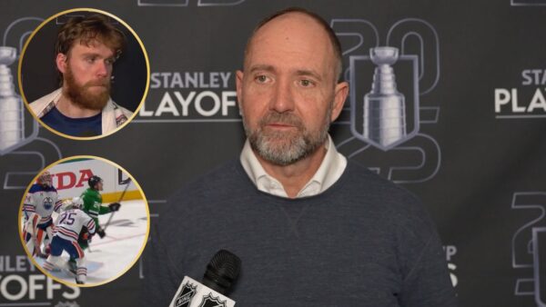 Stars Coach Peter DeBoer DRAGS Connor McDavid’s Name While Reflecting on Darnell Nurse’s Slashing on Roope Hintz in Game 2