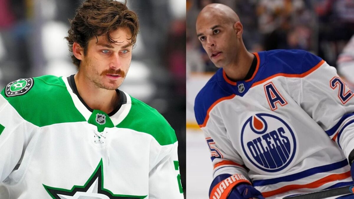 Stars Coach Peter DeBoer DRAGS Connor McDavid's Name While Reflecting on Darnell Nurse's Slashing on Roope Hintz in Game 2 2 Mason Marchment and Darnell Nurse