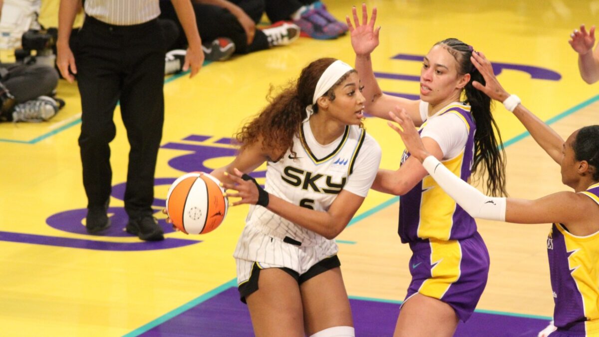Angel Reese and her Chicago Sky showed some improvement against the Sparks