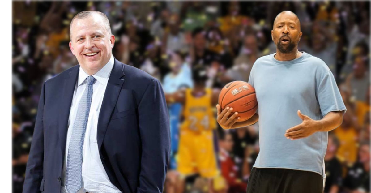 Kenny Smith Roasts Tom Thibodeau With Baseball Bar And Basketball Fans Love it