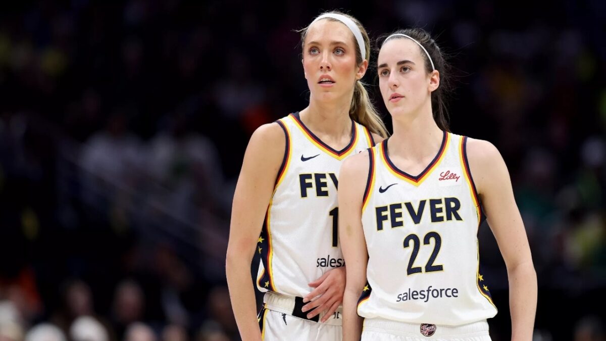 Caitlin Clark and Lexie Hull are core players of the Indiana Fever