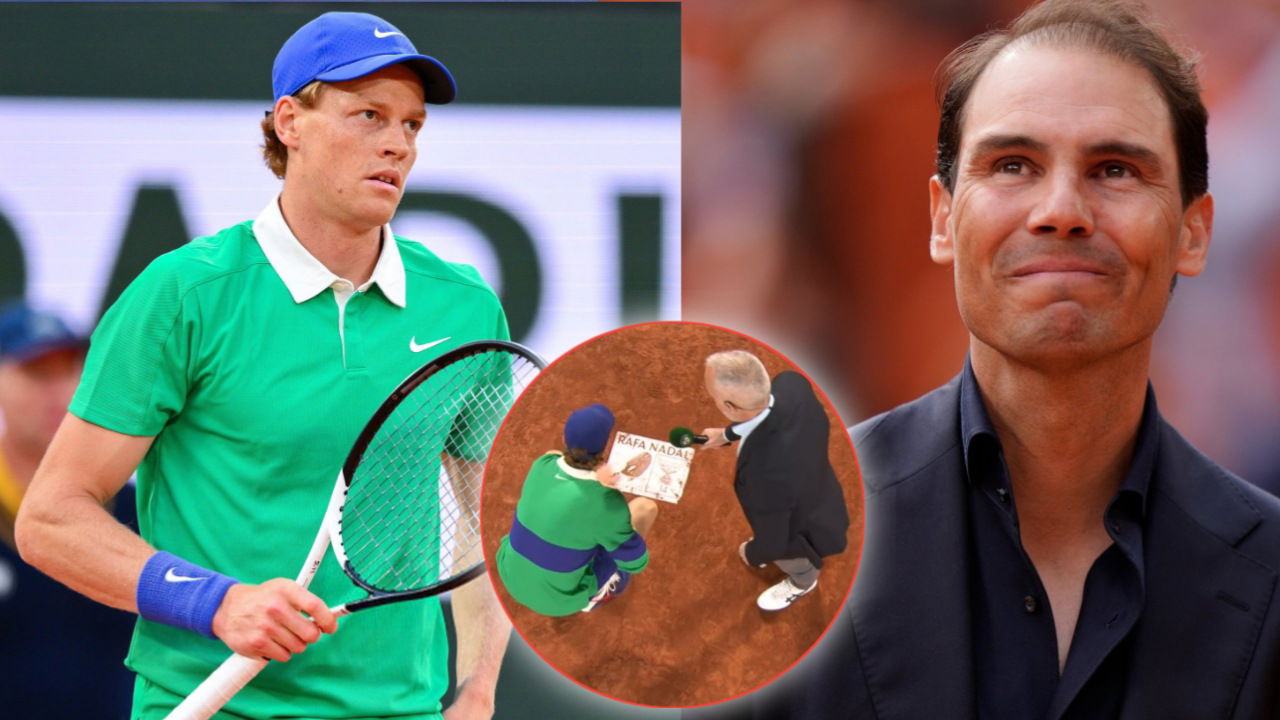 Jannik Sinner Cleans Rafael Nadal’s Eternal Plaque, Says It’s ‘the Least Roland Garros Can Do’ to Celebrate Him