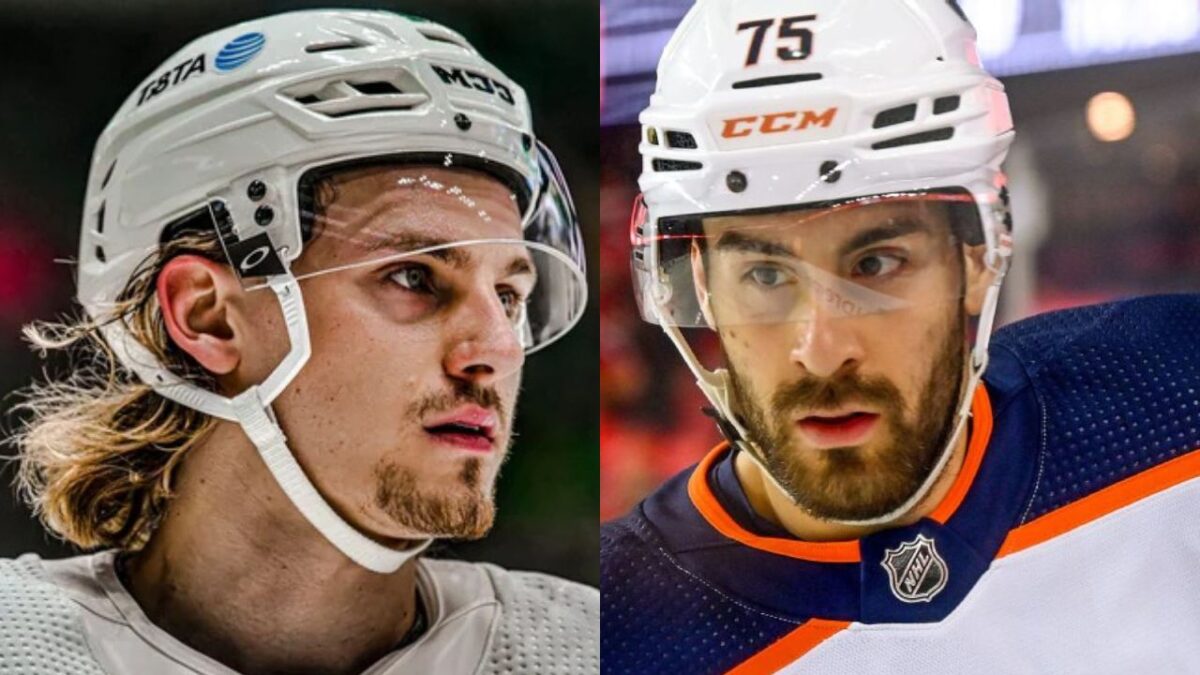 Evan Bouchard SLASHING Roope Hintz in Game 4 Doesn't Sit Well with Fans: "That Is Complete Trash" 1 Roope Hintz and Evan Bouchard