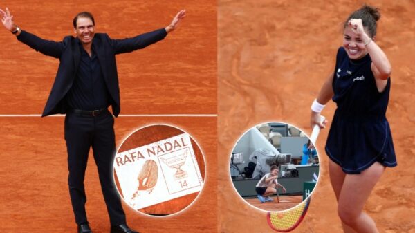 (Video) Jasmine Paolini Gets Closer Look At Plaque of Rafael Nadal’s Footprint At Roland Garros