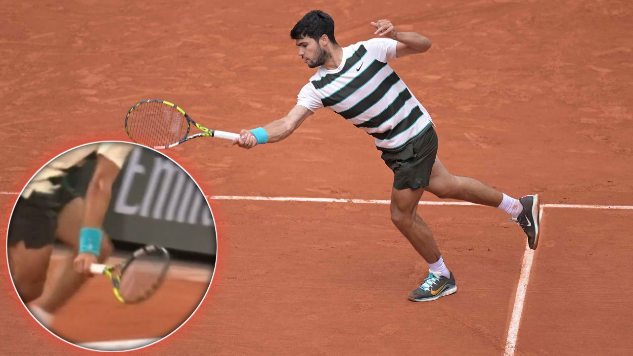 (Video) Carlos Alcaraz Stuns Tennis Fans With a Sensational One-Handed Backhand in Roland Garros Second Round
