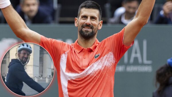 (Video) Novak Djokovic Enjoys Bike Ride in Paris During Roland Garros Campaign