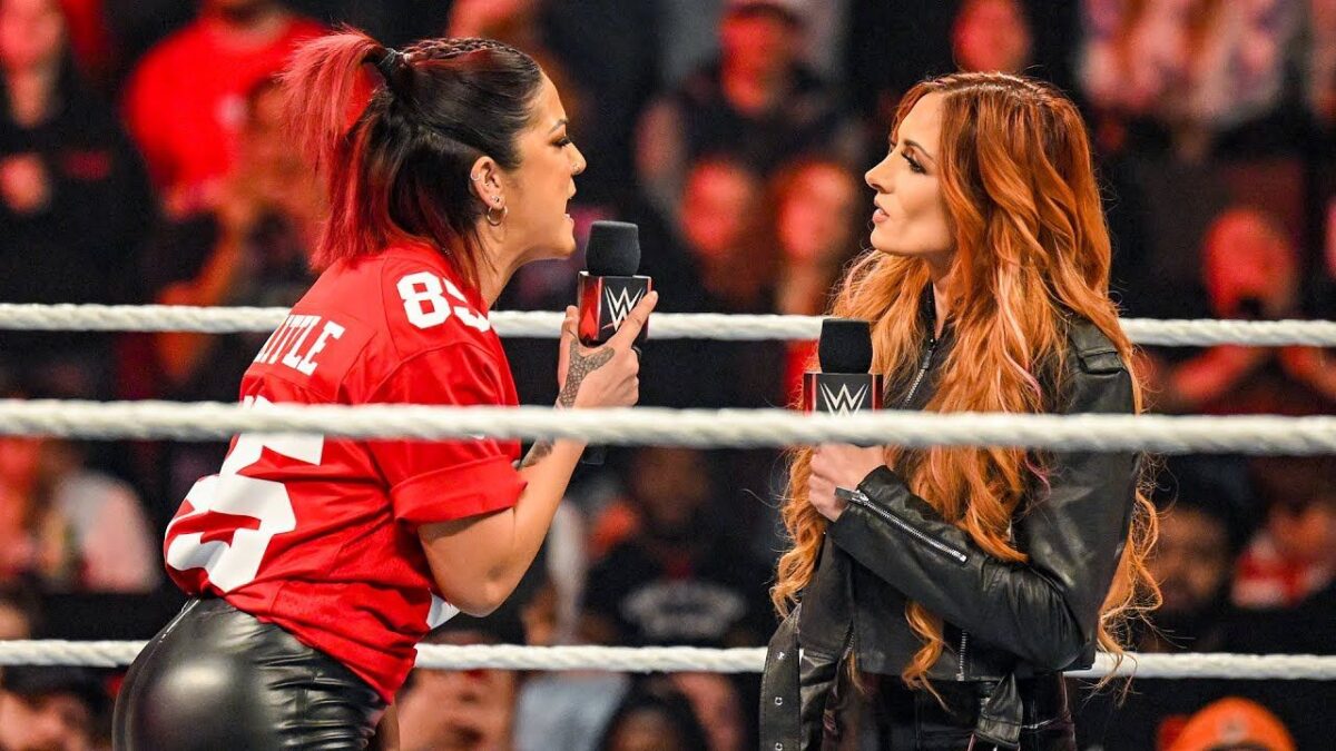 35-Year-Old WWE Superstar Teases In-Ring Comeback After Time Away Due to Injury 1 Bayley and Becky Lynch