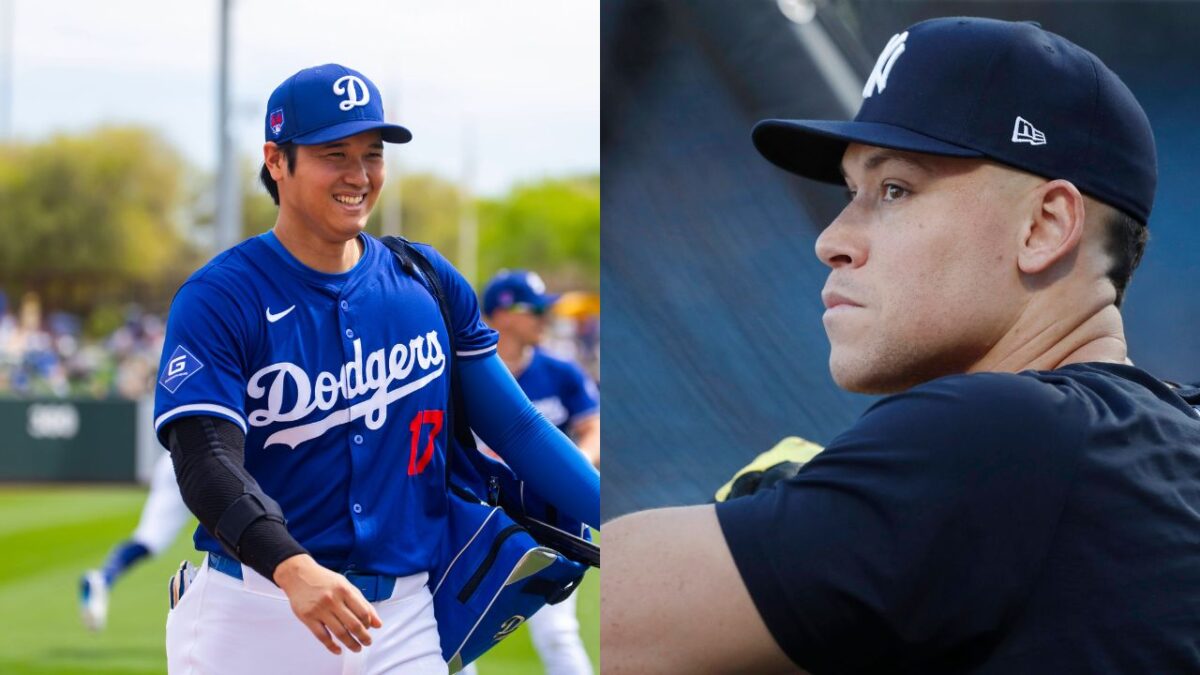 Shohei Ohtani and Aaron Judge