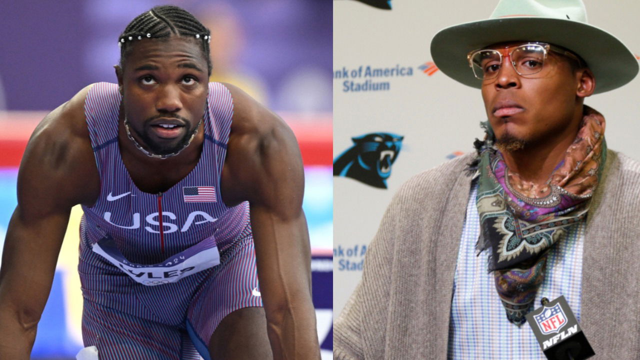 Noah Lyles Confesses to Cam Newton About Starting Therapy at 12 with Mom Keisha’s Support