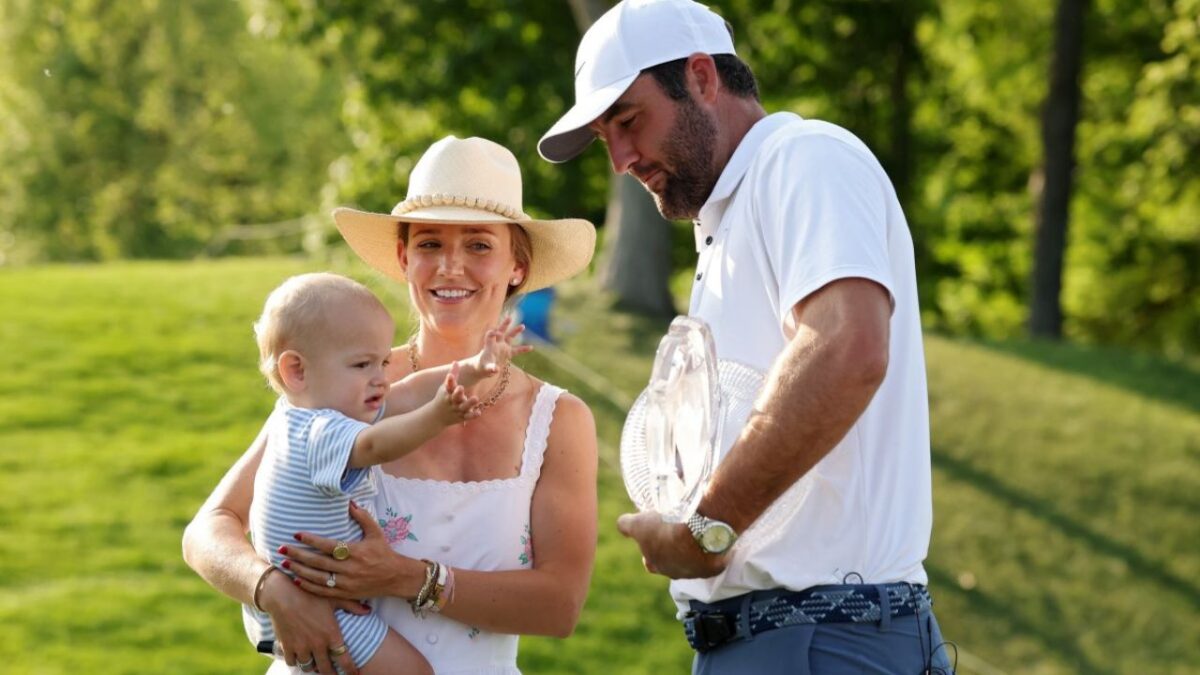Scottie Scheffler Matches Tiger Woods' Feat Following Victory at 2025 Memorial Tournament 1 Scottie Scheffler and his family