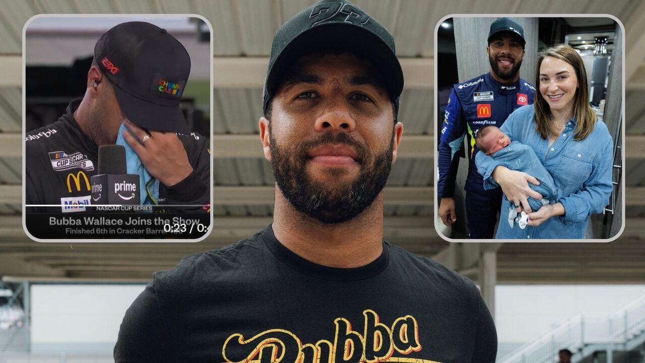 (Video) “That’s Beautiful to Hear a Father Share!” Bubba Wallace Gets Teary Eyed While Revealing How Fatherhood Motivated Him