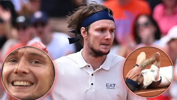 (Video) Alexander Bublik Struggles to Hold Back Tears After Beating Jack Draper at Roland Garros