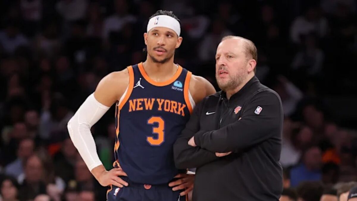 LeBron James in Splits as Kevin Love Brings Out Iconic Vince McMahon Meme After Knicks Fired Tom Thibodeau 2 Josh Hart grateful towards Tom Thibodeau