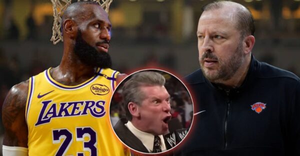 LeBron James in Splits as Kevin Love Brings Out Iconic Vince McMahon Meme After Knicks Fired Tom Thibodeau