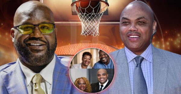 Shaquille O'Neal and Charles Barkley