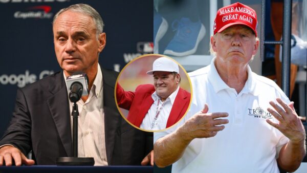 Rob Manfred, Pete Rose and Donald Trump
