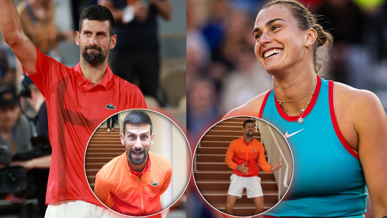 (Video) Novak Djokovic Gives Perfect Answer to Aryna Sabalenka Trolling Him for Not Having Theme Song